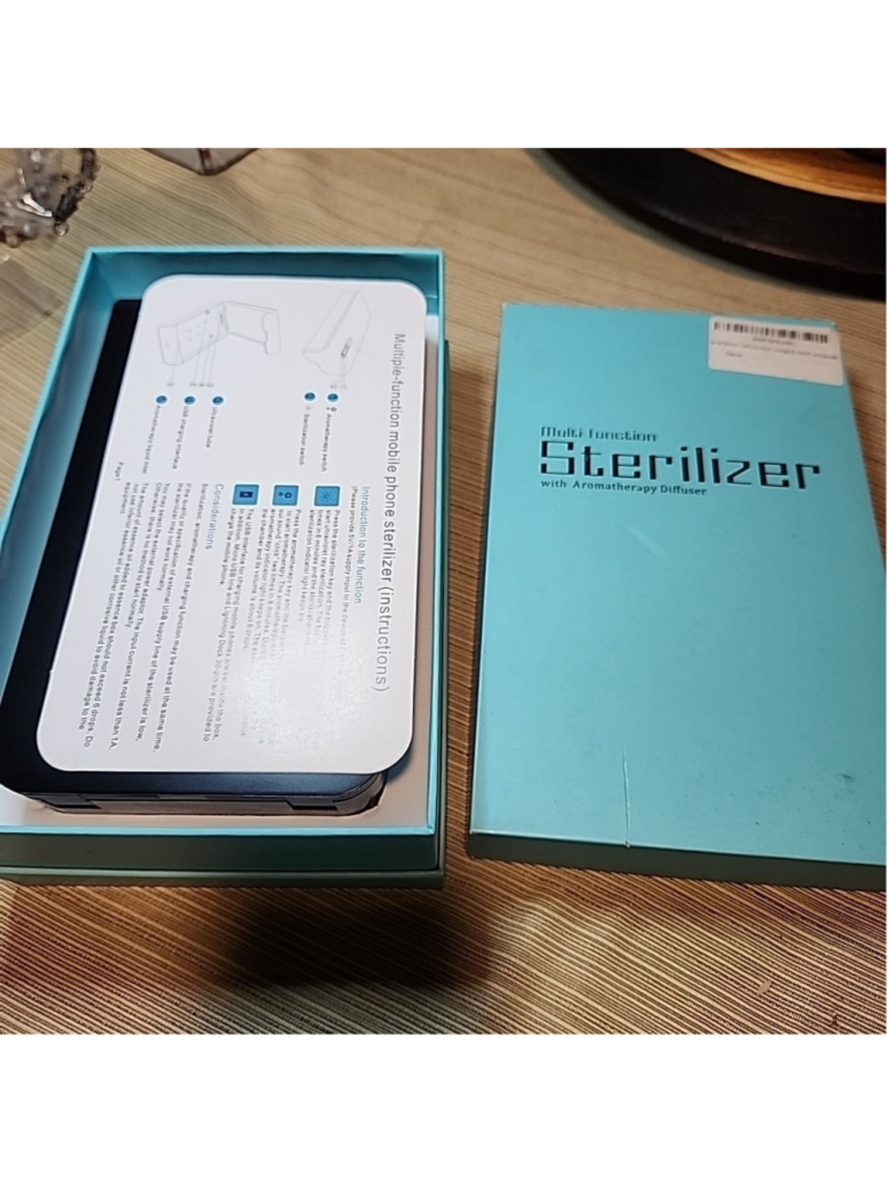 Multi-function Mobile Phone, Toothbrush, Jewelry....Sterilizer Open Box